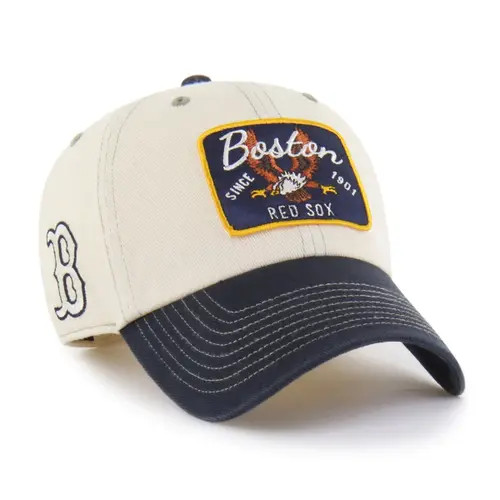 Men's '47 Natural/Navy Boston Red Sox Keepsake Collection Clean Up Adjustable Hat at Nordstrom | Nordstrom