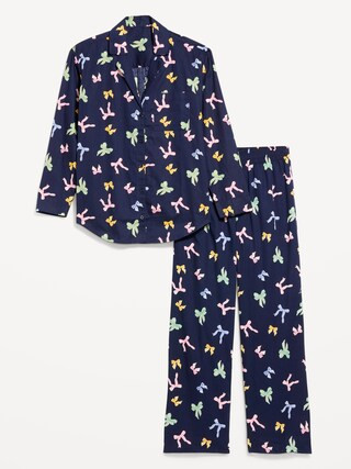 Poplin Pajama Pant Set | Old Navy (US)