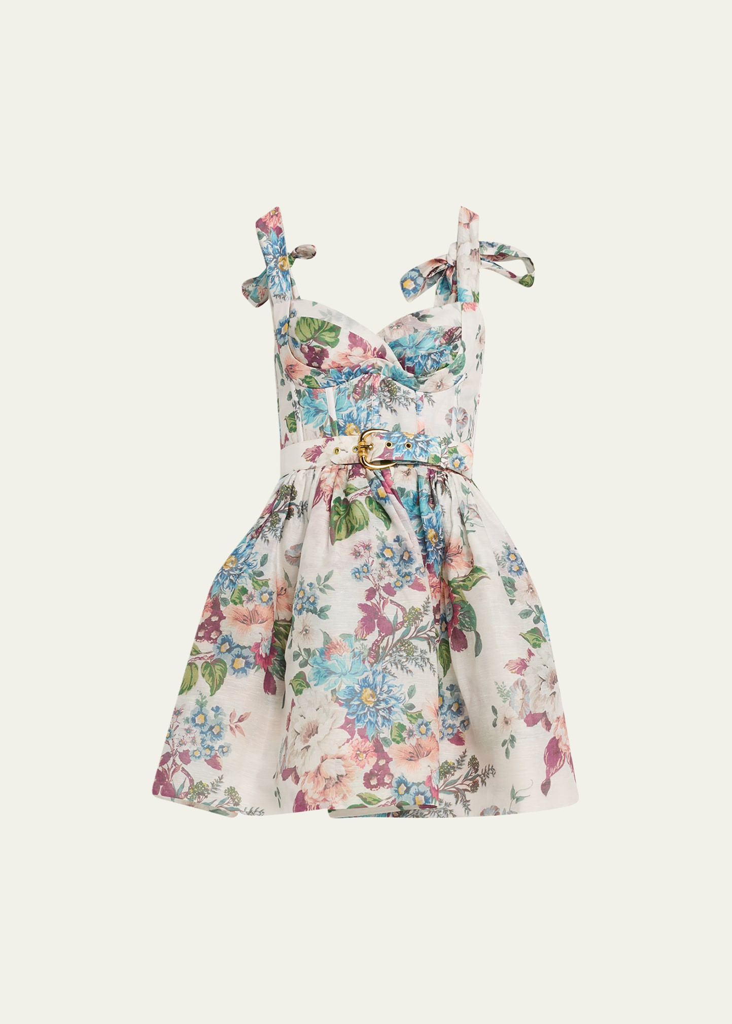 Zimmermann Matchmaker Floral Mini Dress | Bergdorf Goodman