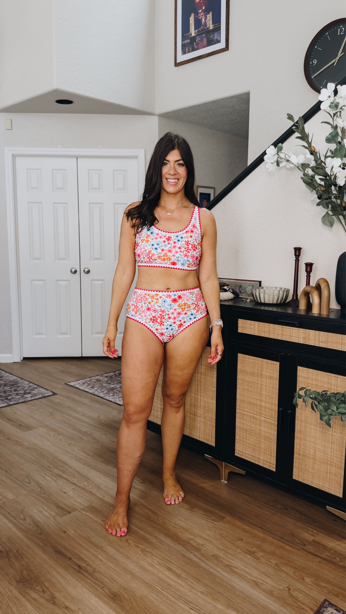 In a large two piece swim 

#LTKSwim #LTKSaleAlert #LTKMidsize