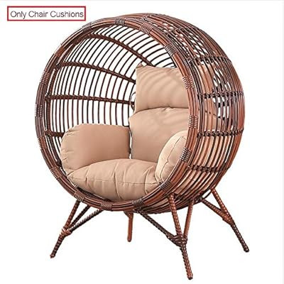 SQINAA Hanging Egg Hammock Chair Cushions Without Stand,Swing seat Cushion Thick nest Hanging Cha... | Amazon (US)