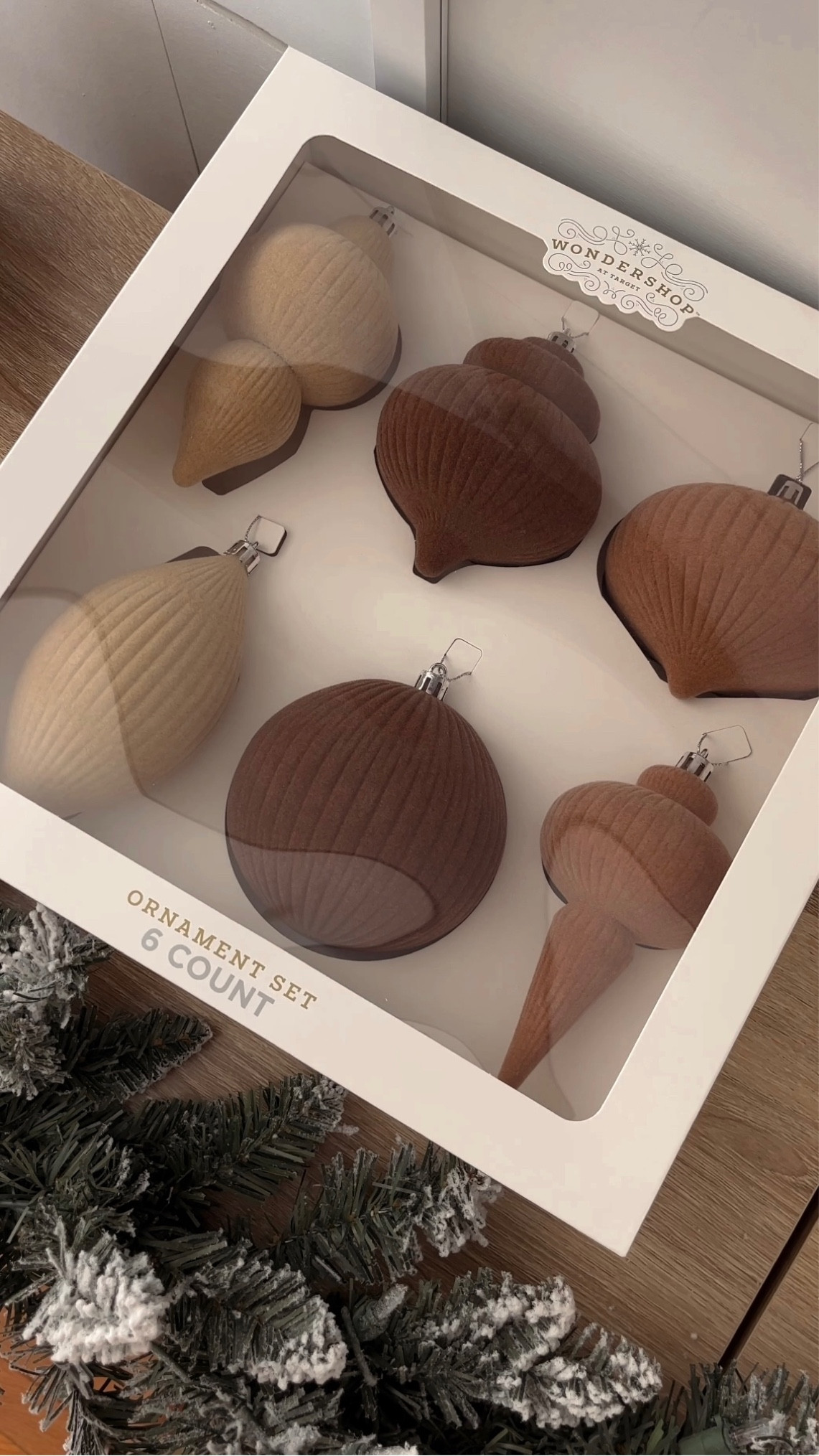 viral neutral velvet ornaments from target- they say out of stock but check your local store I got mine there! #targetchristmas #neutralchristmas 🌲

#LTKfindsunder50 #LTKSeasonal #LTKHoliday