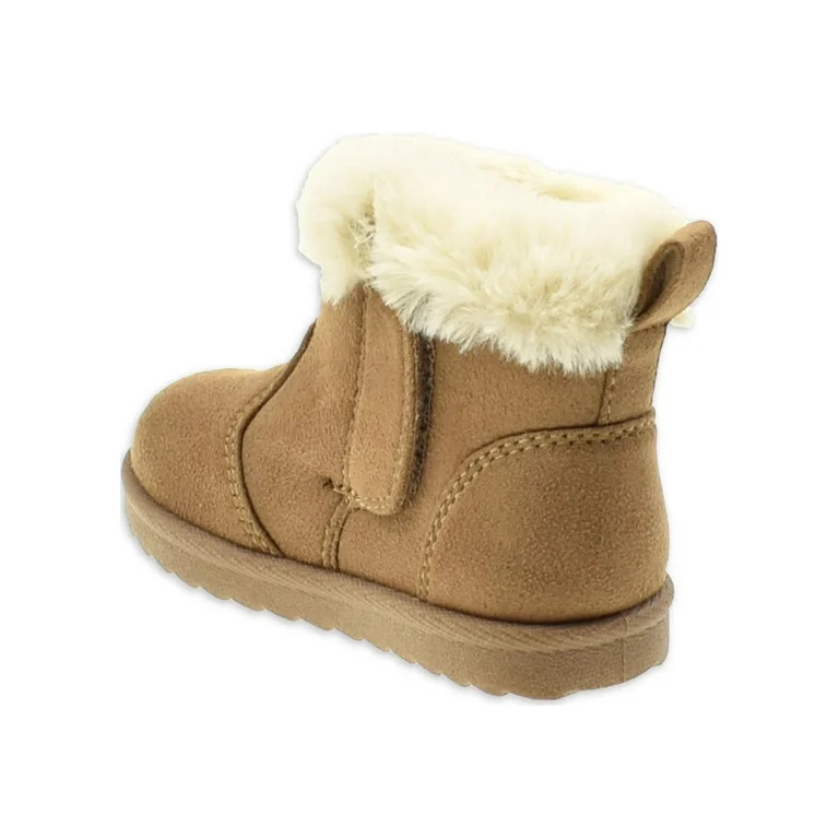 Wonder Nation Baby Girl Shearling Boot, Sizes 2-6 | Walmart (US)