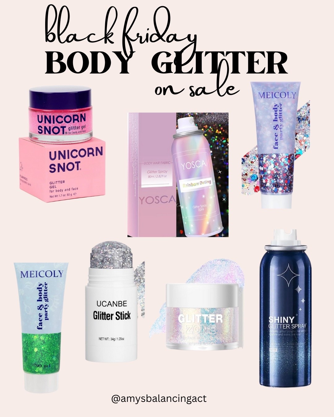 Must have body glitter on sale for Black Friday! These make the perfect stocking stuffers!! I wear these on race day or any time I need a little pick me up to have a good run!

#LTKCyberWeek #LTKBeauty #LTKGiftGuide