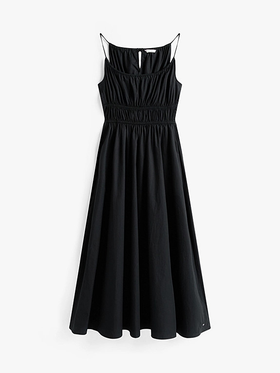 Smock Scoop Neck Maxi Dress | Tommy Hilfiger UK