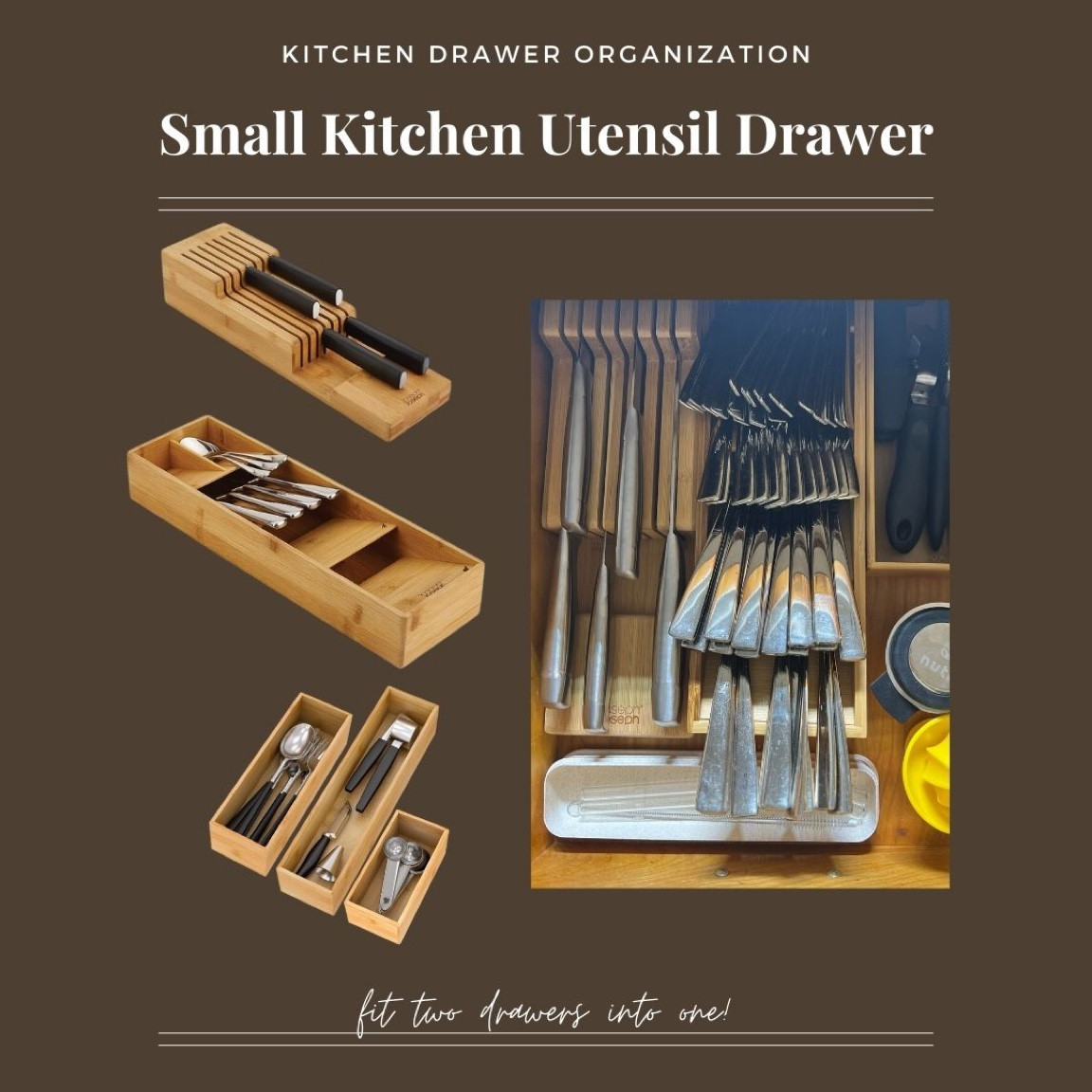 Utensil Drawer Organization , small kitchen space saving organizers. 