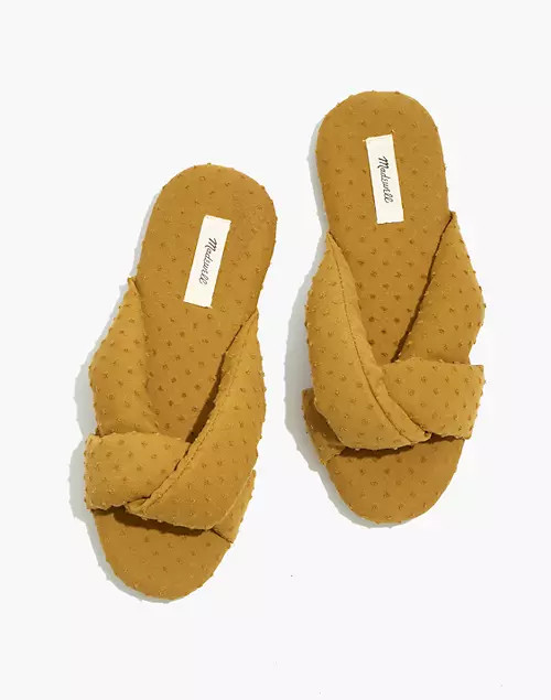 Crisscross Scuff Slippers in Clipdot | Madewell
