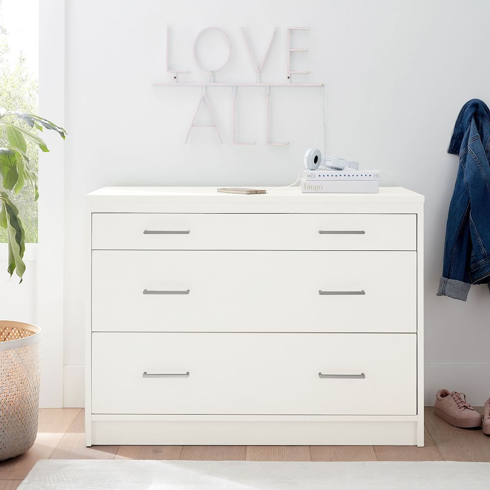 Sleep &amp; Study® Wide Dresser (40w x 19d") | Pottery Barn Teen