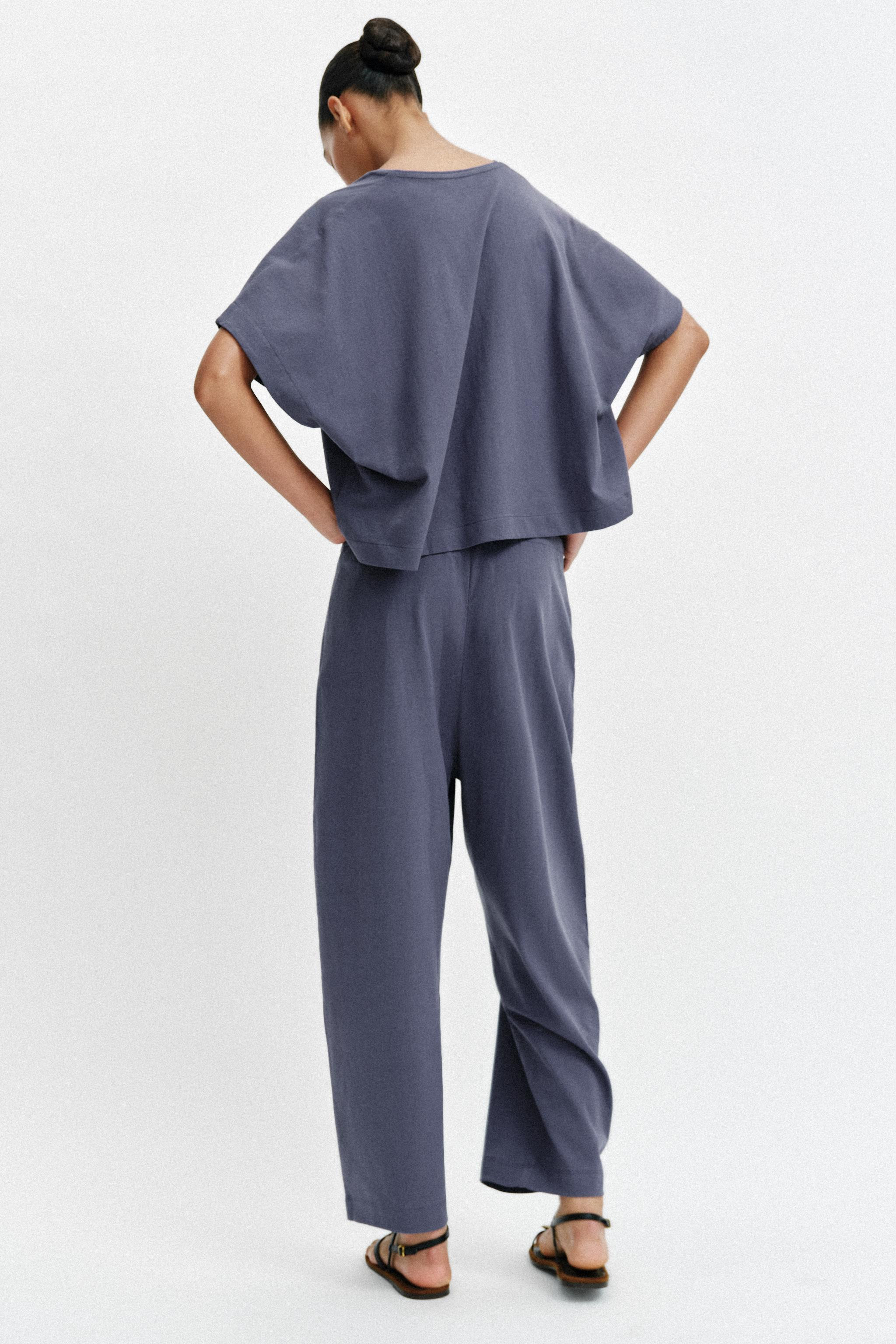RUSTIC DRAWSTRING TROUSERS | Zara UK
