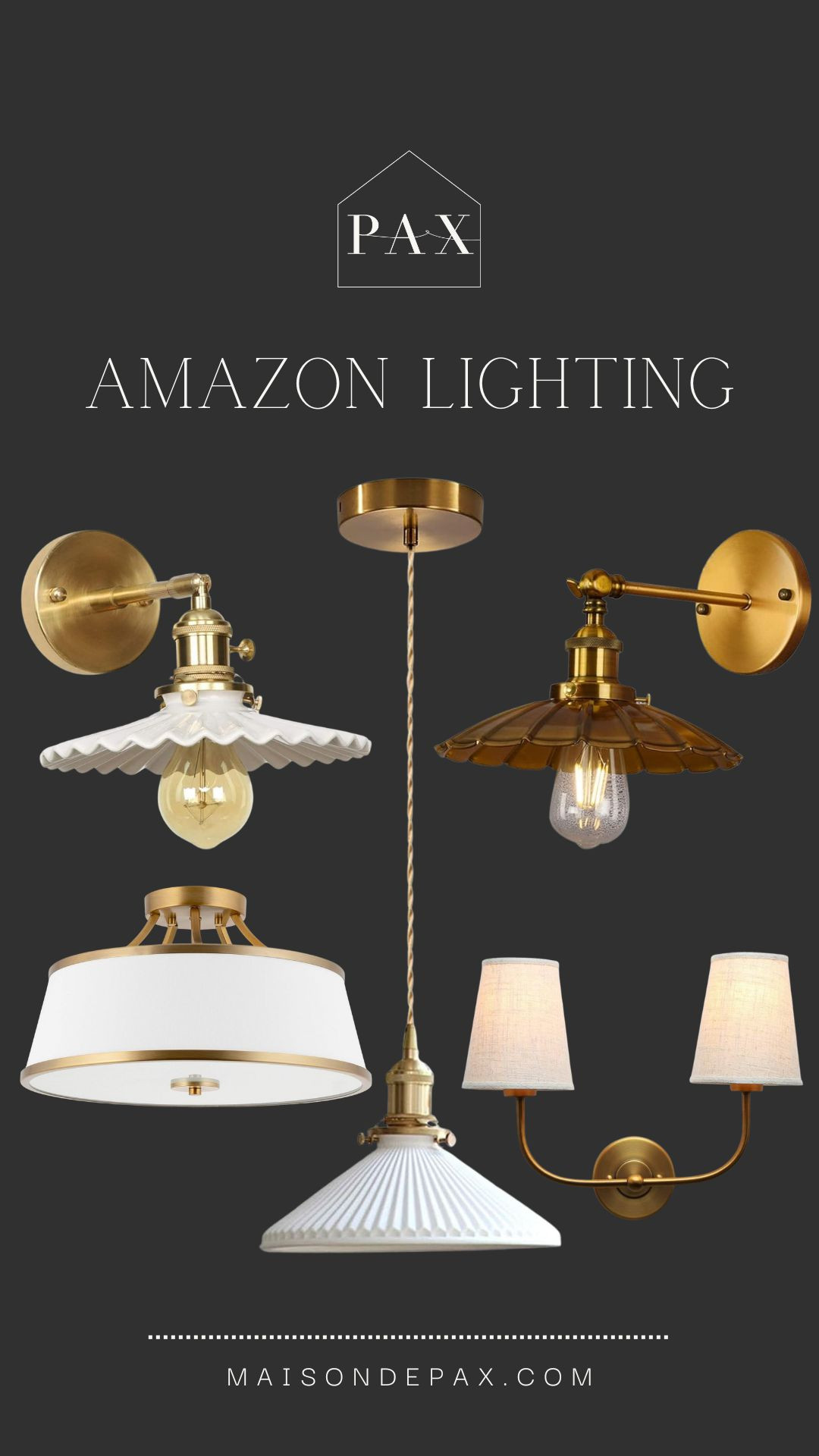 I can't believe how many great lighting options are available on Amazon! pendants, sconces, chandeliers, and more. 

 #LTKHome