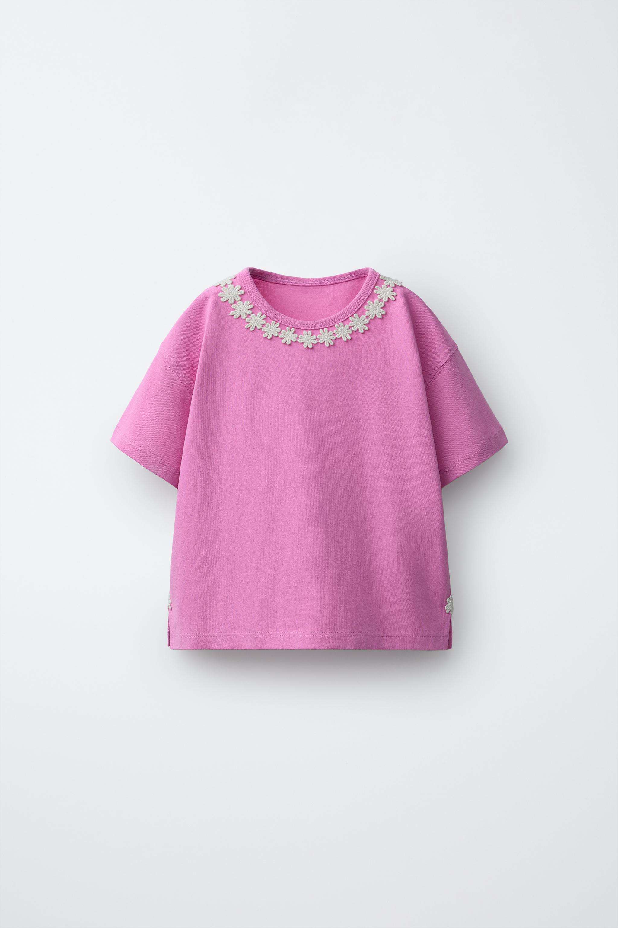 DAISY LACE T-SHIRT | Zara US