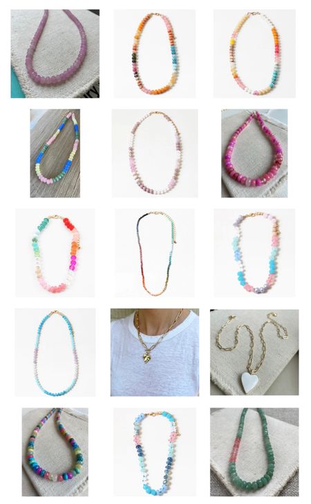 Some of my favorite Erin McDermott necklaces, perfect for layering and adding a pop of color  

#LTKstyletip #LTKunder100 #LTKFind