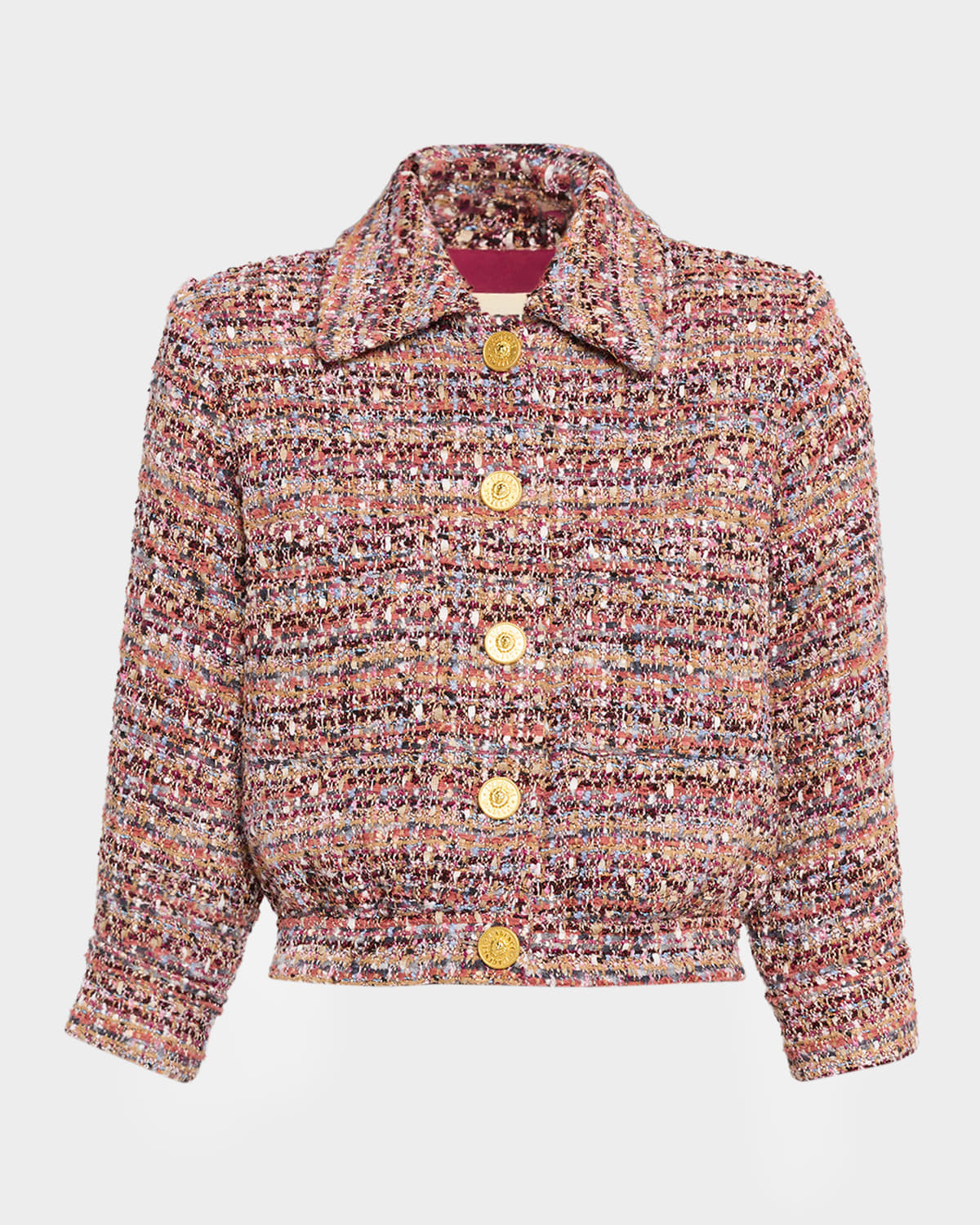Jia Cropped Tweed Jacket | Neiman Marcus