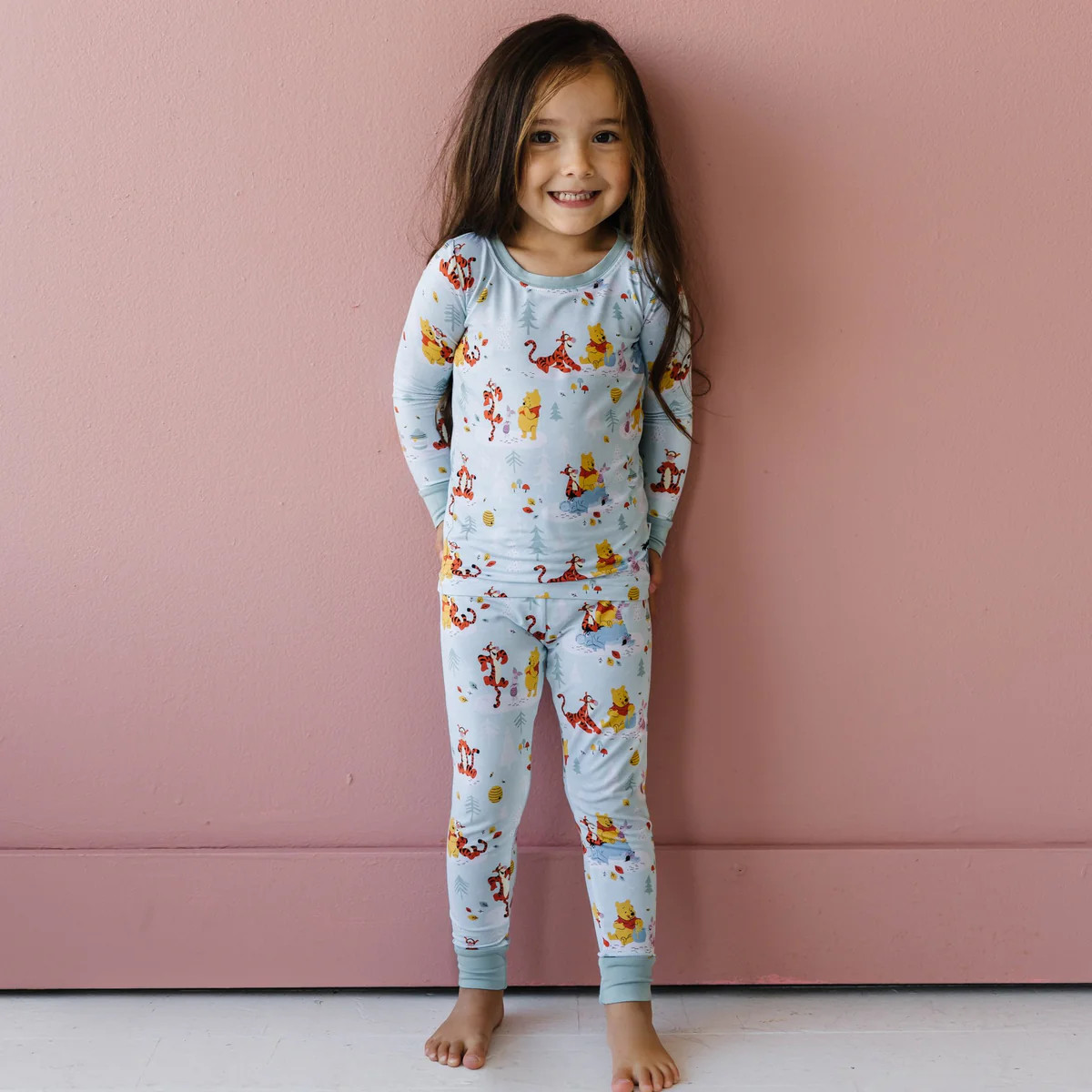 Disney Winnie the Pooh & Pals Two-Piece Bamboo Viscose Pajama Set | Little Sleepies