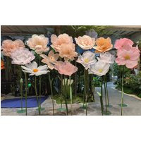 Large Customizable Handcrafted Silk Paper Flowers Oversized Floral Decorations For Weddings, Events, & Displays | Etsy (US)