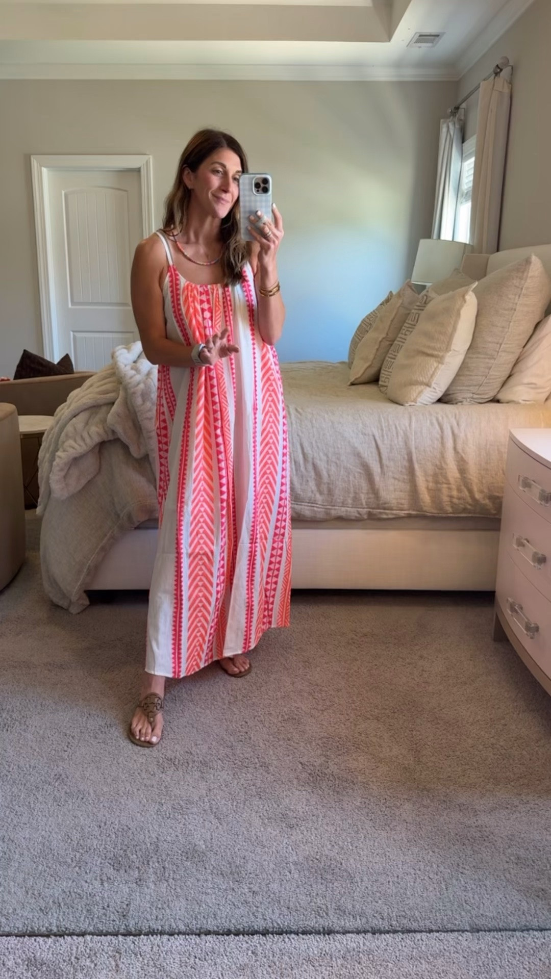 Jewelry, shoes, and loopy also linked. (10% off loopy-code: watsonansley10)

Dress | maxi | pink | loopy | electric picks | cross necklace | beaded necklace | Allie + bess | Tory Burch millers | sandal | sale | cute | mom styles | vacation | brunch | date night | travel | dressy | casual

#LTKmomlife #LTKSaleAlert #LTKSeasonal