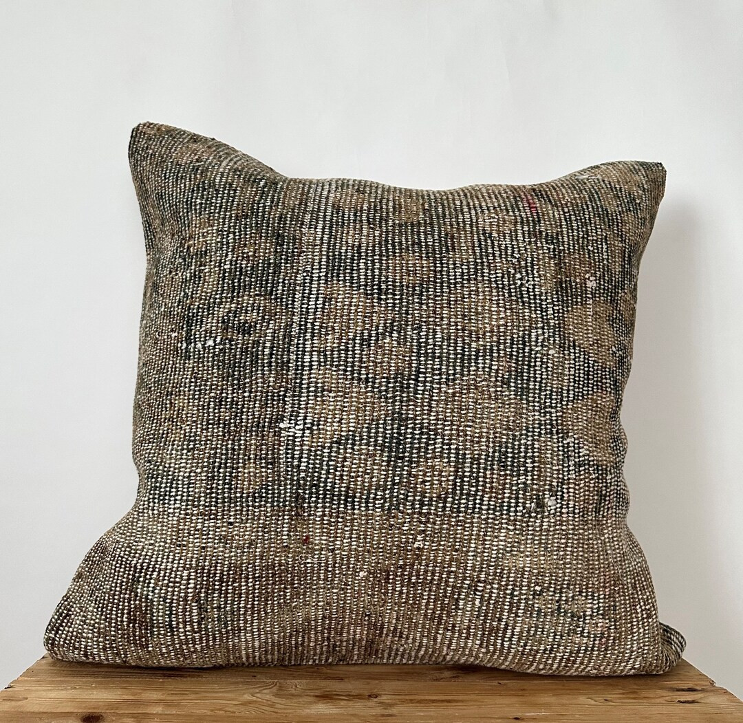 Persian Pillow Cover, 24 X 24 Decorative Pillow, Handmade Pillow, Couch Pillow, Boho Throw Pillow... | Etsy (US)