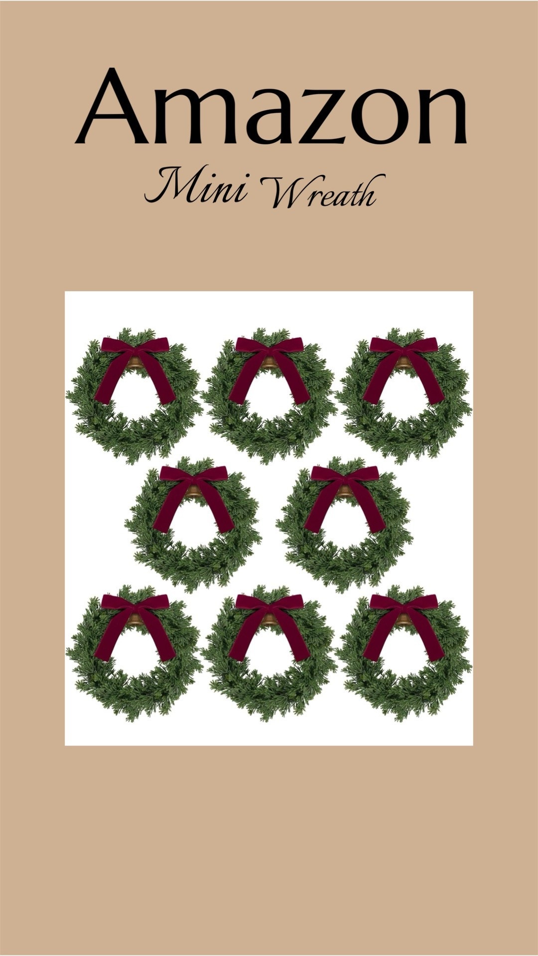 Mini Christmas wreath 