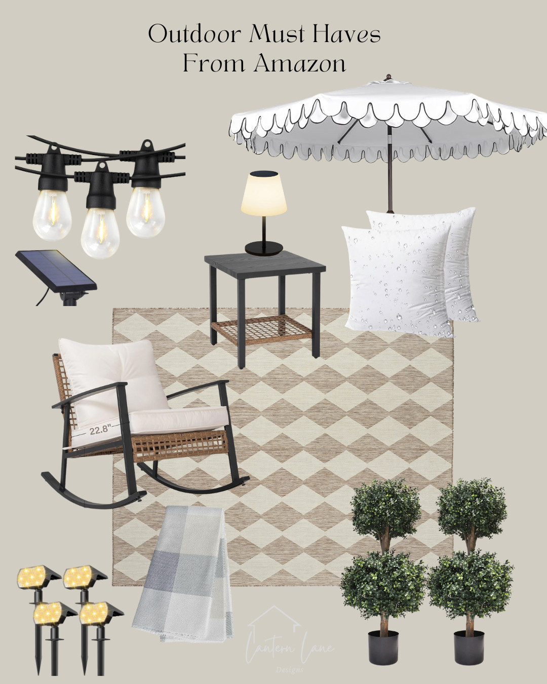 Outdoor Must Haves From Amazon 

 #LTKSeasonal #LTKHome #LTKSaleAlert