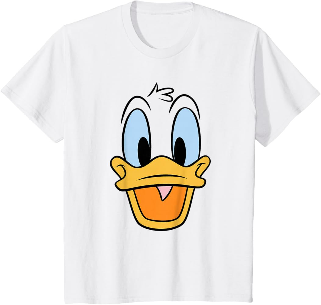 Disney Donald Duck Big Face T-Shirt | Amazon (US)