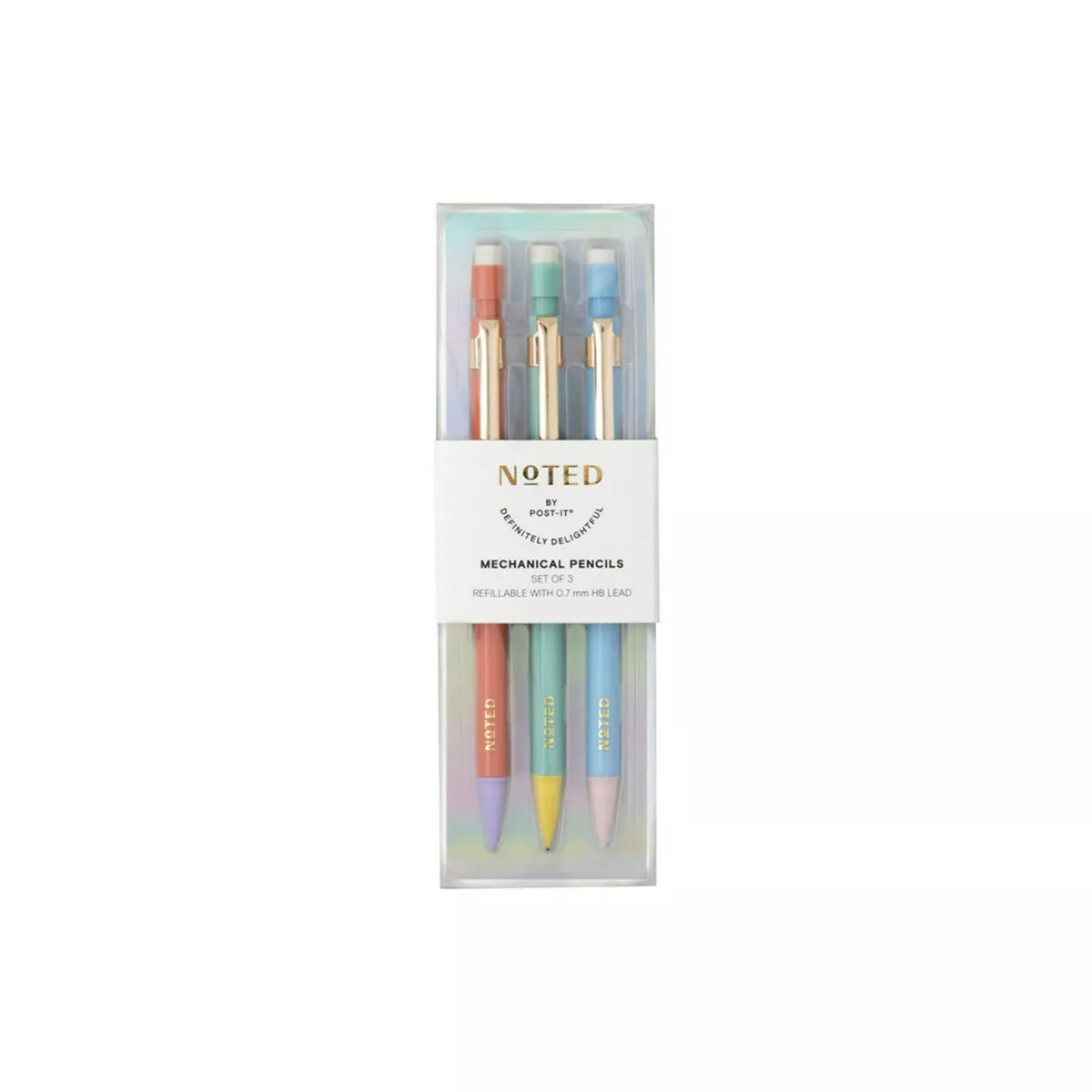 Post-it 3pk No.2 Mechanical Pencils Pastels | Target