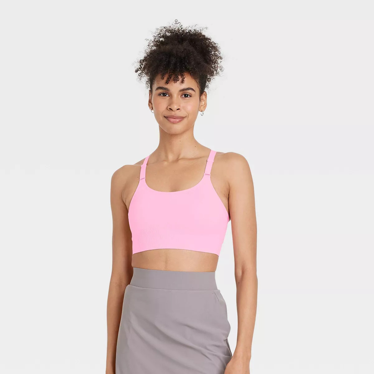 Women's Seamless Medium Support Cami Sports Bra - All In Motion™ | Target