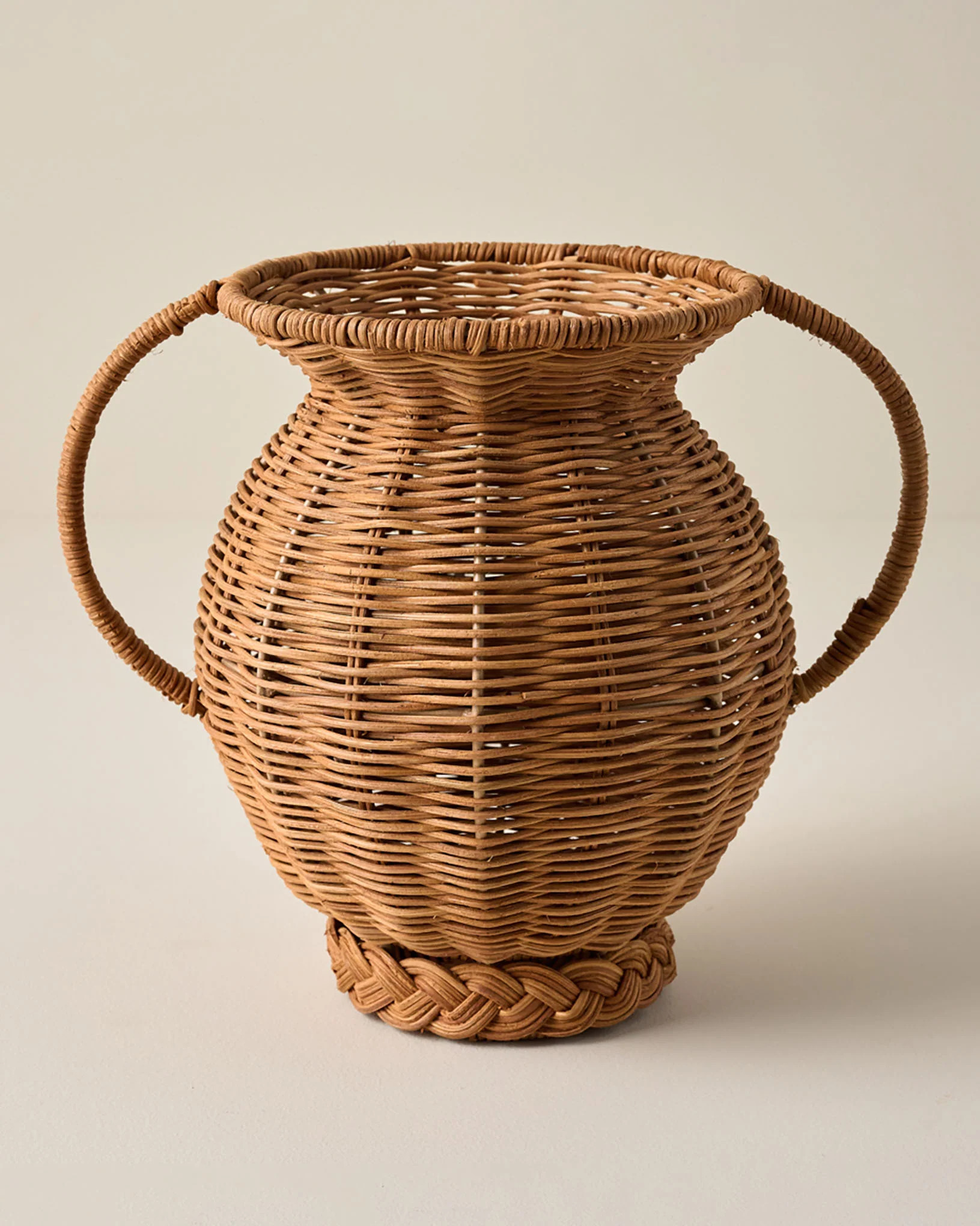 Mabel Rattan Vase | Magnolia