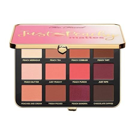 Too Faced Just Peachy Mattes Eye Shadow Palette | Amazon (US)