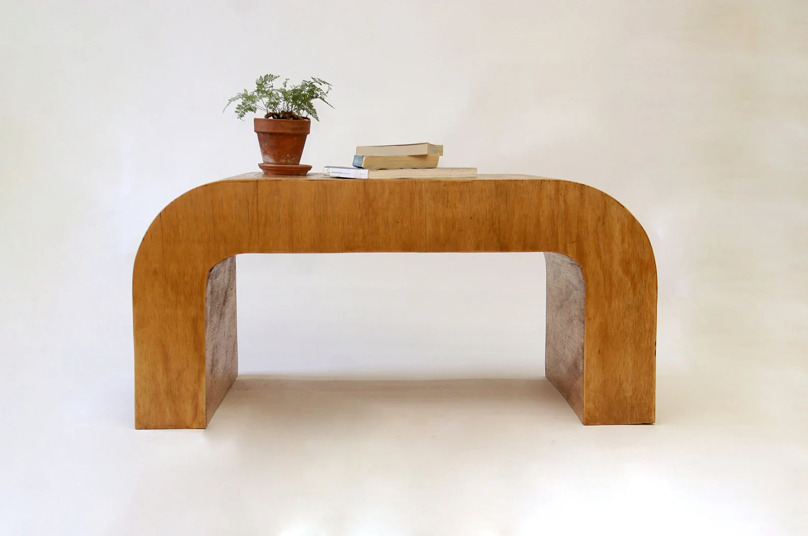 Curved Coffee Table U Shaped Coffee Table Modern Simple | Etsy | Etsy (US)