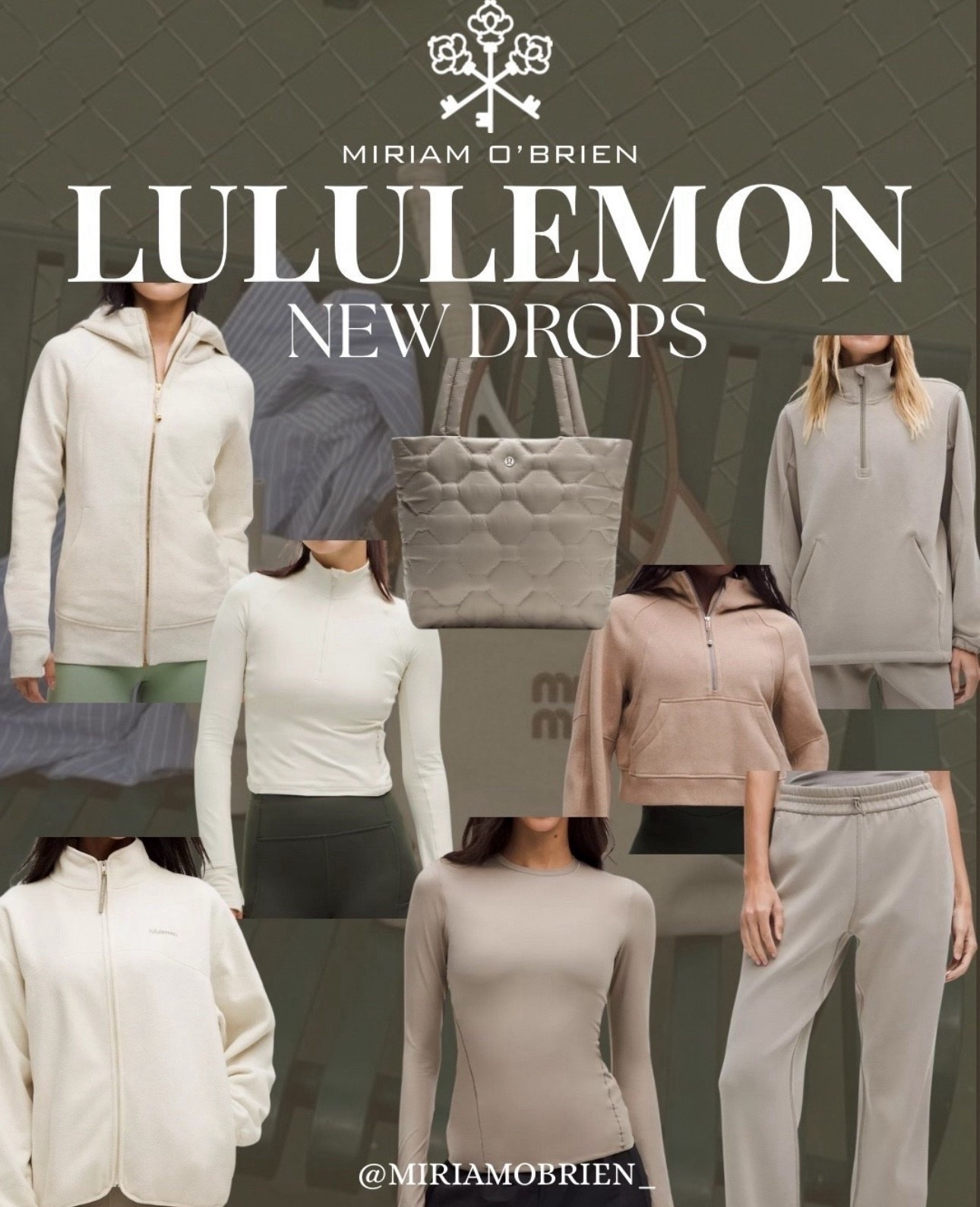 New Drops at Lululemon! 

Follow me at @miriamobrien_ on IG and TikTok! 

#LuluArrivals #LuluSets #LuluSeasonalFit #LuluNeutrals 

#LTKStyleTip #LTKSeasonal #LTKOver40

#LTKActive #LTKStyleTip #LTKGiftGuide

#LTKGiftGuide #LTKHoliday #LTKSeasonal