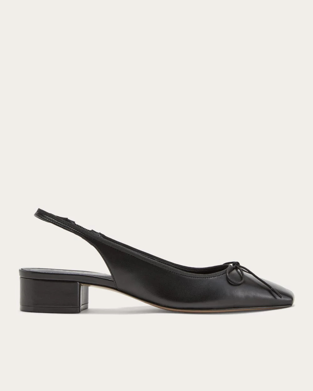 The Ballet Slingback Heel | Black | Everlane