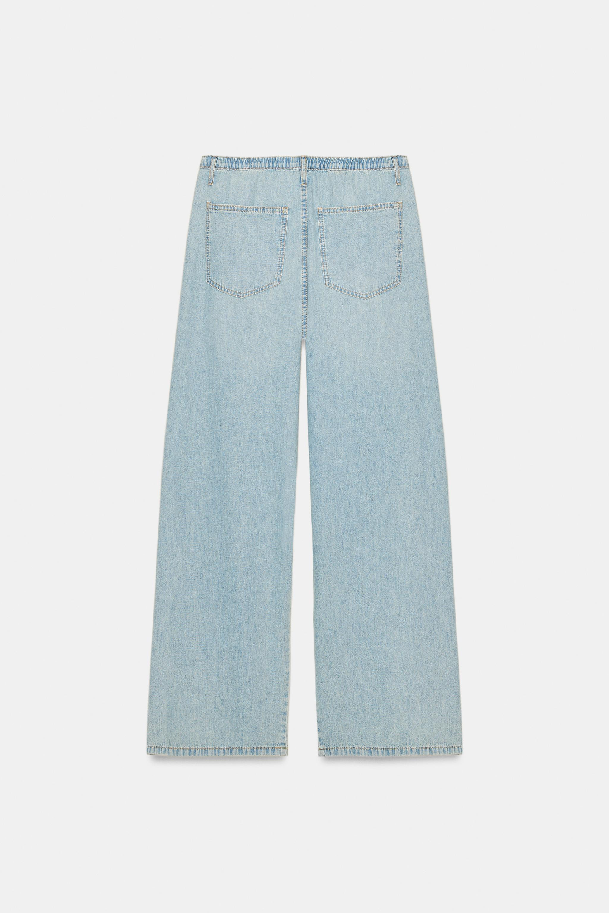 TRF FLOWY DENIM JEANS | Zara US