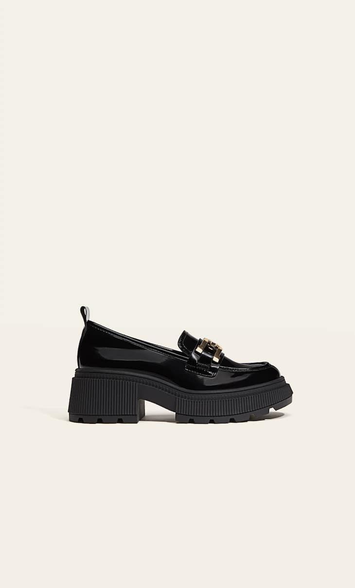 Track loafers with detail | Stradivarius (UK)