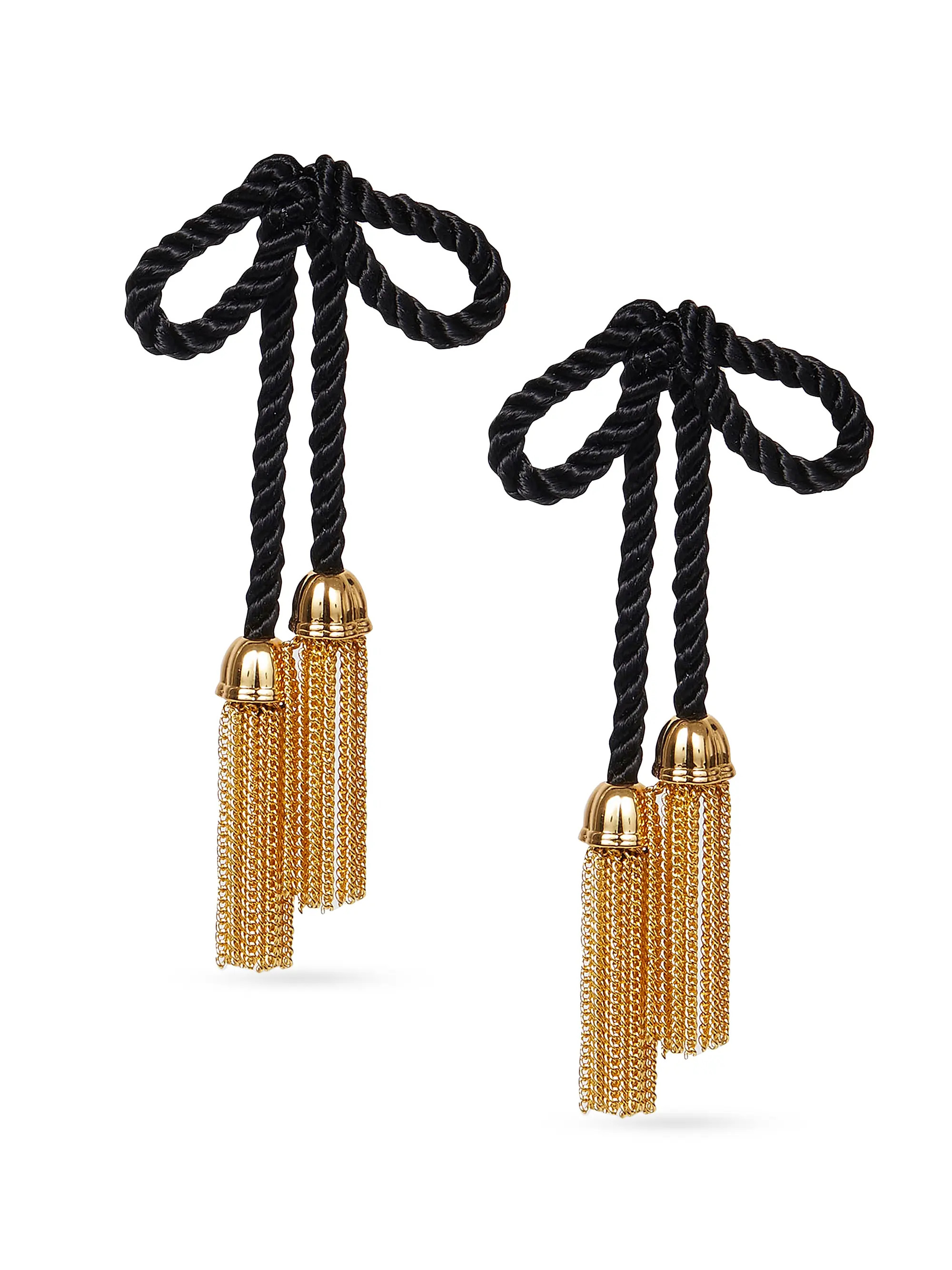 Velvet Bow Tassel Earrings | Saks Fifth Avenue