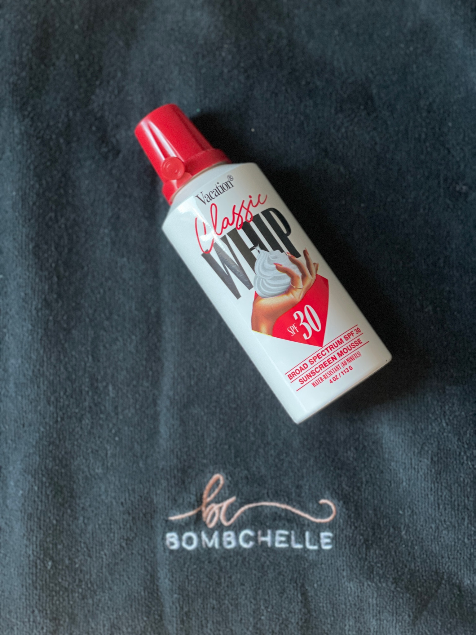 Whipped sunscreen 

I love how easy this sunscreen is to apply and it's water resistant for 80 minutes!

A little bit goes a long way, not sticky and it smells so good! Perfect for sensitive skin.

