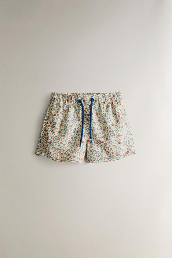 KIDS' FLORAL BEACH SWIMSUIT | Zara US