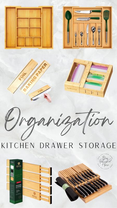 Kitchen drawer organization
All from amazon
All incredible quality for the price 

#LTKunder50 #LTKhome #LTKFind