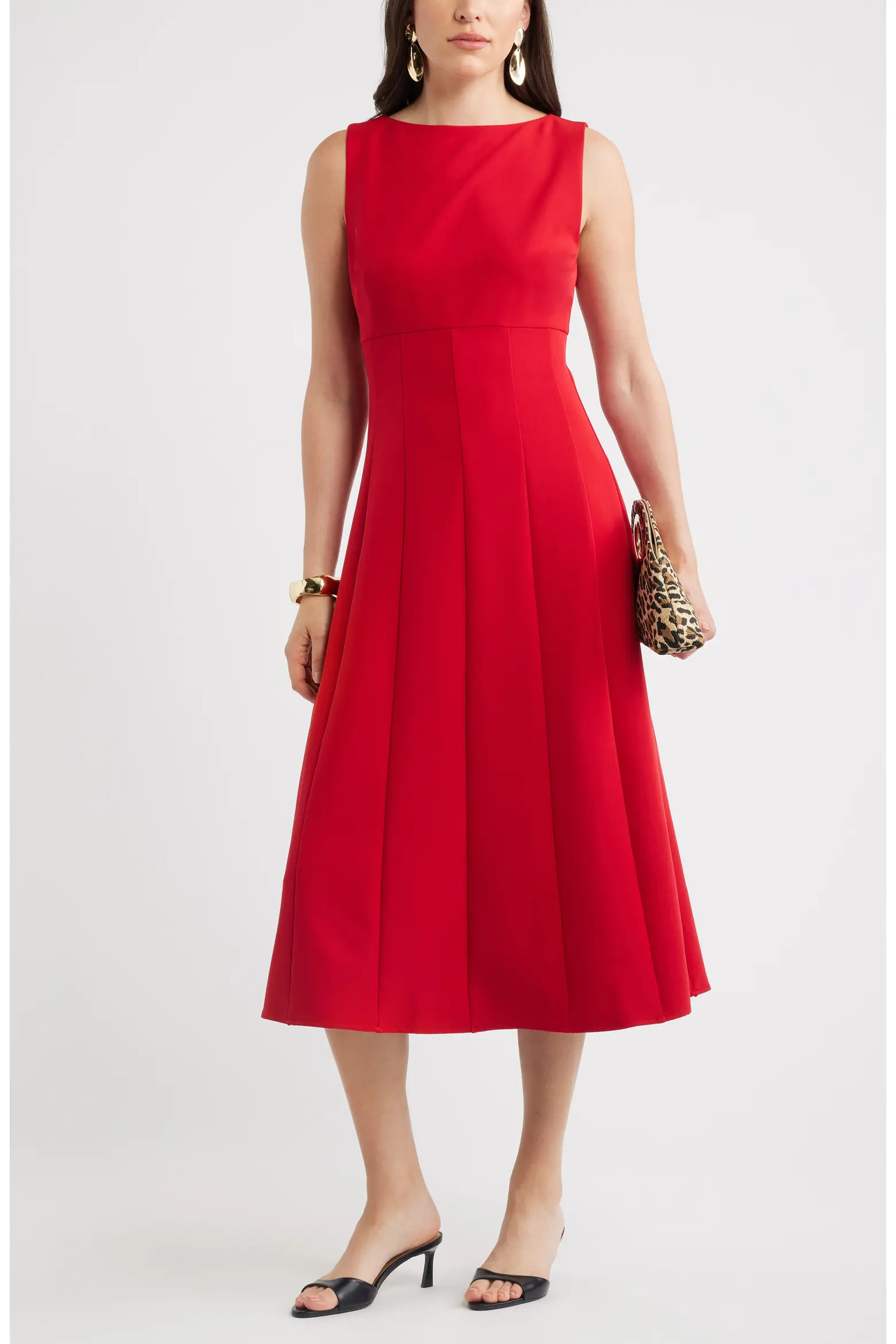 Bateau Neck Midi Dress (Women) | Nordstrom | Nordstrom