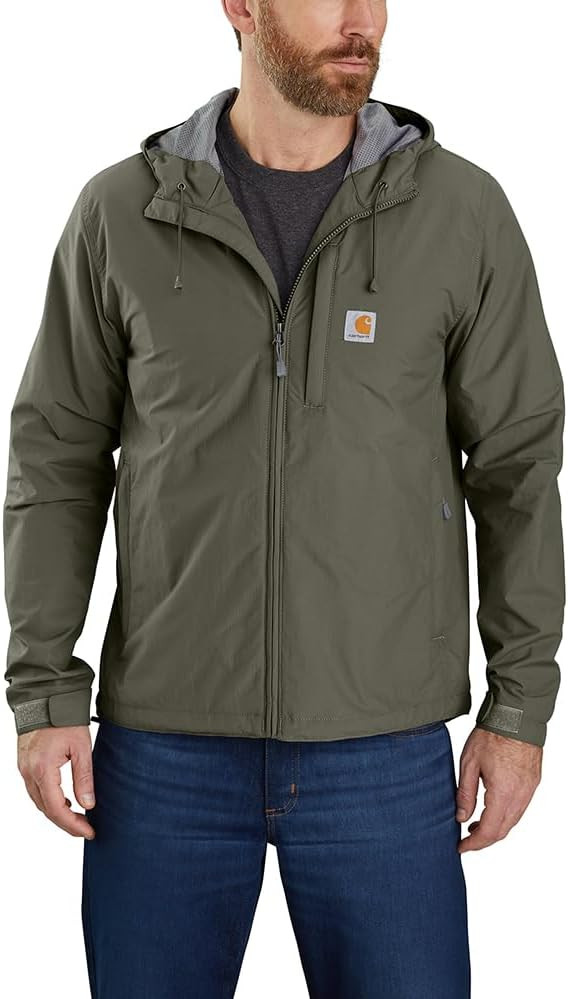 Carhartt Men's Rain Defender Relaxed Fit Lightweight Jacket | Amazon (US)