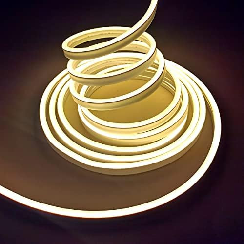dobestyou Warm White Neon LED Strip Lights，16.4 ft/5m DC 12V Waterproof Rope Light for Indoor Outdoo | Amazon (US)