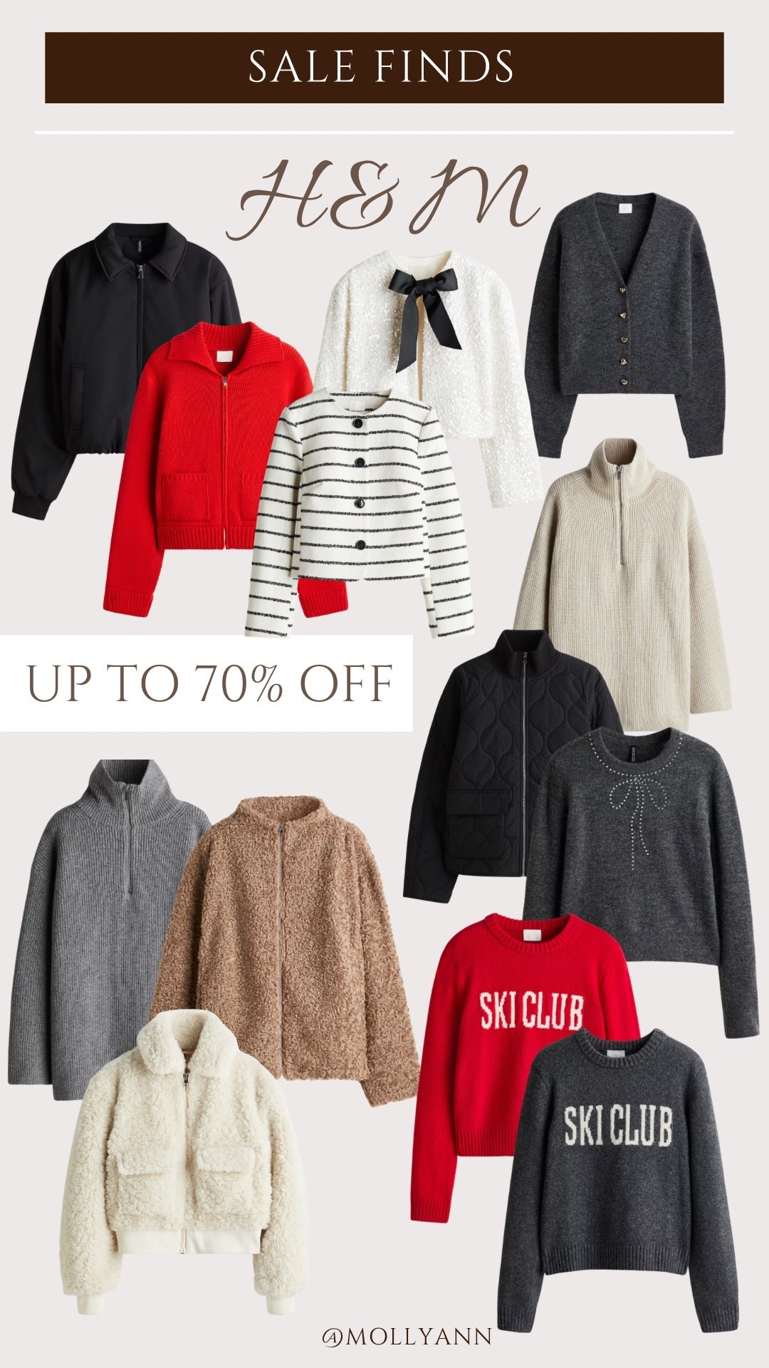 Up to 70% off H&M winter fashion finds! 

#LTKSaleAlert #LTKootd