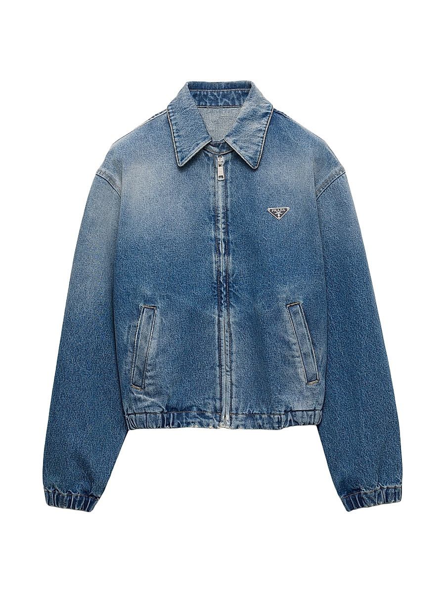 Women's Denim Jacket - Blue - Size 10 | Saks Fifth Avenue