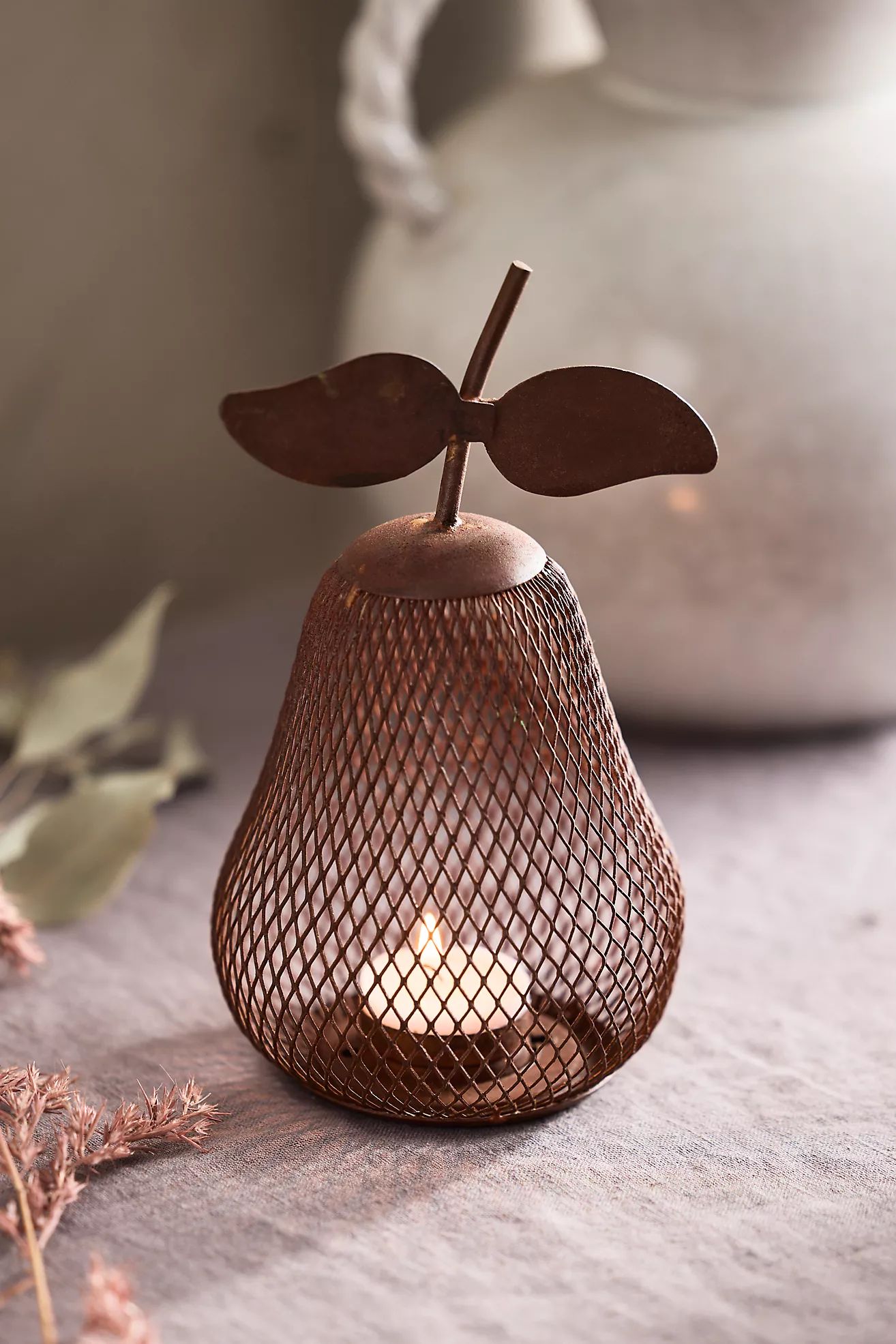 Wire Fruit Votive Holder | Anthropologie (US)