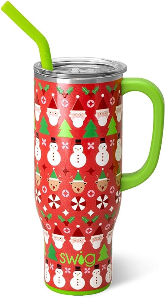 Swig Life 30oz Mega Mug, 30oz Tumbler with Handle and Straw, Large Insulated Tumblers, Cup Holder... | Amazon (US)