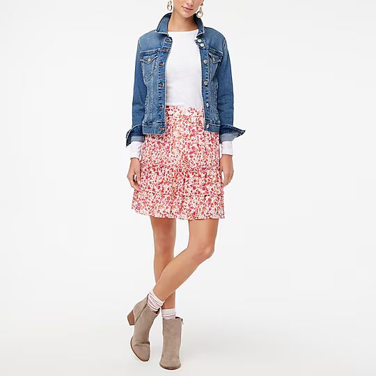 Ruffle mini skirt | J.Crew Factory