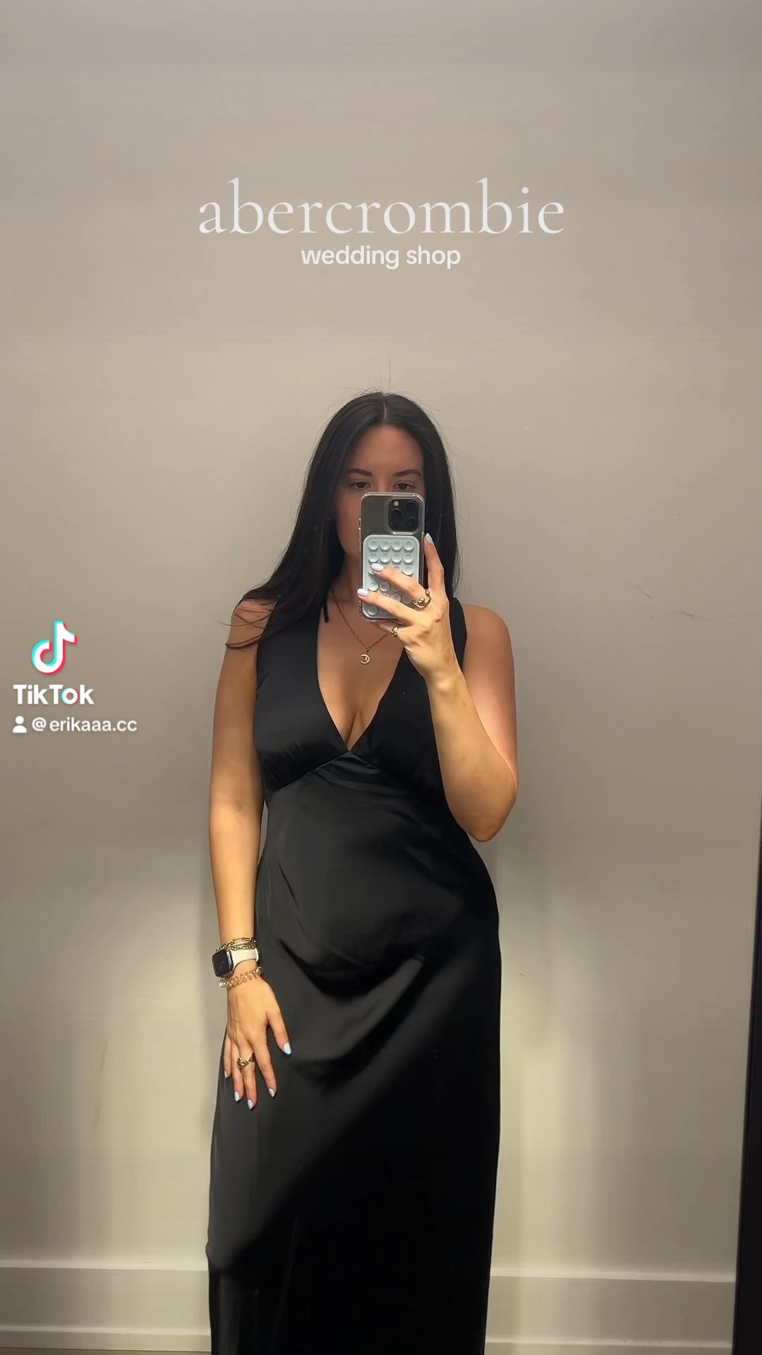 obsessed with the satin, plunging neckline and open back xx check out Abercrombie they’ve got so many wedding guest dresses right now! FALL WEDDING GUEST DRESS

#LTKWedding #LTKFallSale #LTKParties