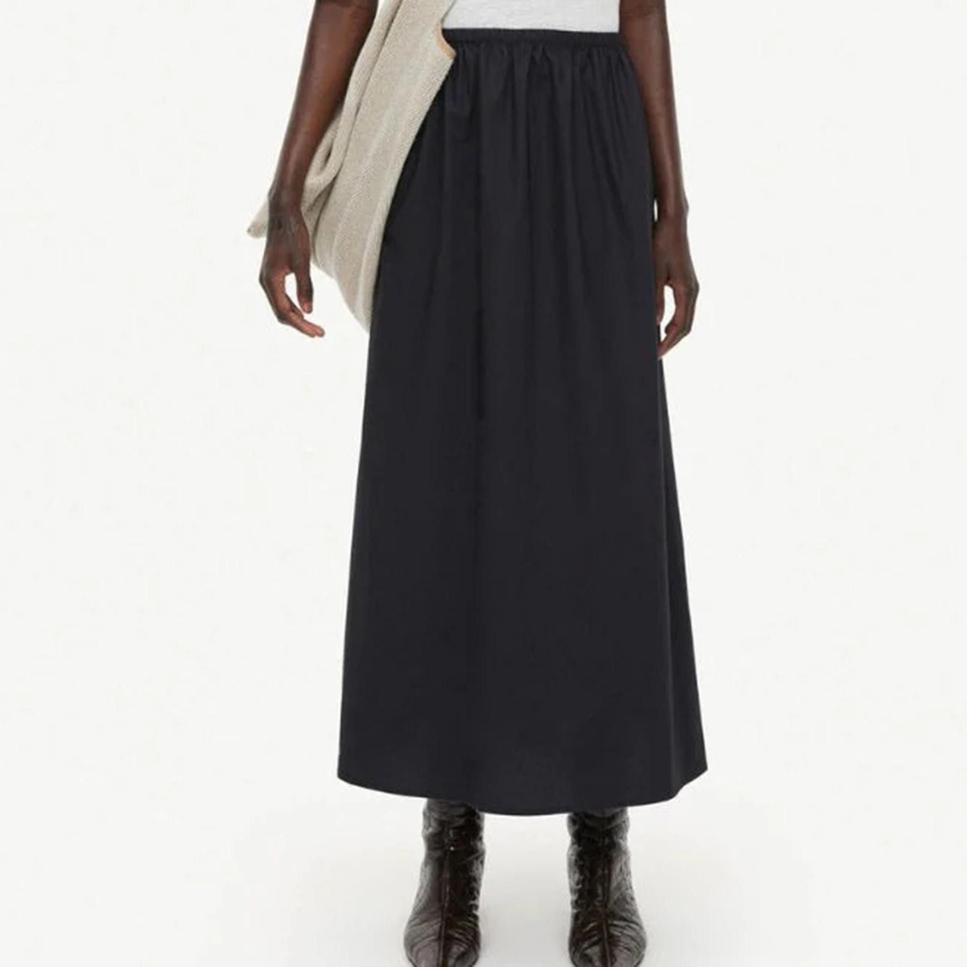 Black Maryl Midi Skirt | BrandAlley