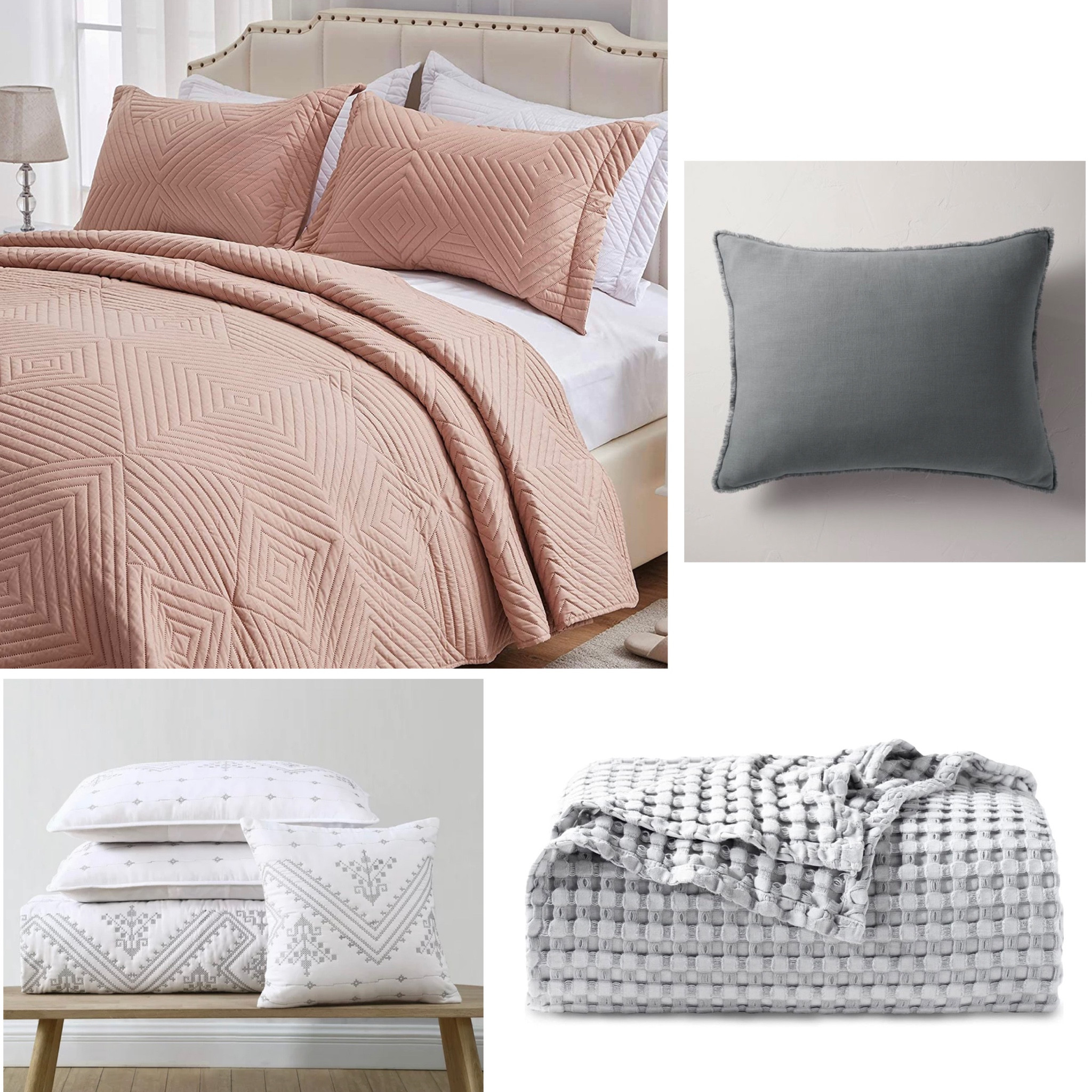 Master bedroom bedding 

#LTKunder100 #LTKhome