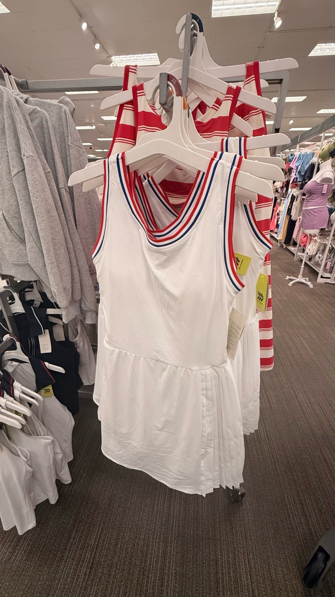 Fourth of July outfit ideas 🇺🇸

This white tennis dress has the cutest red, white, and blue detail. Perfect for Fourth of July outfits, summer outfits, vacation outfits beach days, lake days, BBQs, and casual travel outfits.

@Target

#LTKootd #LTKSeasonal #LTKTravel