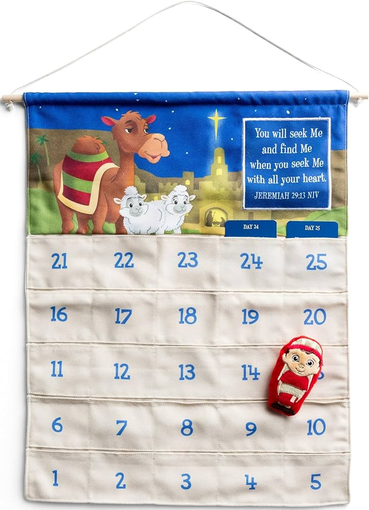 DaySpring - The Shepherd on the Search - Hanging Christmas Advent Calendar (J2083) | Amazon (US)